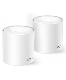 TP-Link Deco X10 Kaks sagedusala (2,4 GHz / 5 GHz) Wi-Fi 6 (802.11ax) Valge 2 Sisemodem