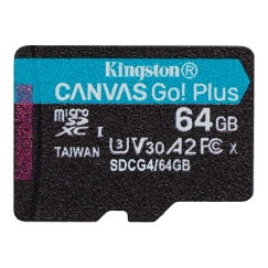 Kingston Technology Canvas Go! Plus 64 GB MicroSD UHS-I Класс 10
