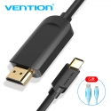 Vention CGUBH videokaapeli-adapteri 2 m USB Type-C HDMI musta