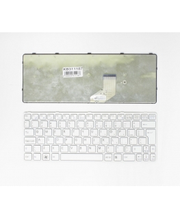 Keyboard SONY Vaio: SVE11, UK balta