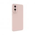Samsung Galaxy S25 Edge Premium Magnetic Soft Touch Silicone Case in Pink Sand