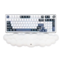 Белая опора для запястий клавиатуры White Shark KP-012 Cumulus Cloudy, белая Белая опора для запястий клавиатуры White Shark KP-012 Cumulus Cloudy, белая