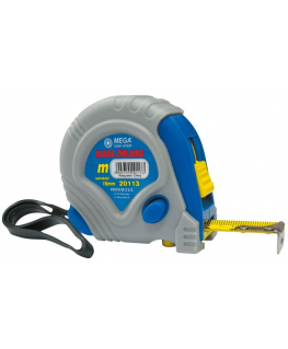 Tape measure 5mx19mm, rubber case, class II