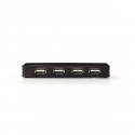 Nedis UHUBU2430BK interfeisa centrmezgls Melns