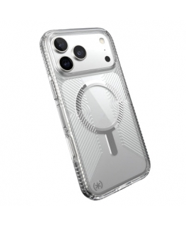 Speck Presidio Perfect Clear Grip -suojakotelo MagSafe iP 17 Pro Maxille