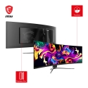 MSI MPG 491CQPDE QD-OLED tietokoneen litteä näyttö 124,5 cm (49") 5120 x 1440 pikseliä DQHD musta MSI MPG 491CQPDE QD-OLED tietokoneen litteä näyttö 124,5 cm (49") 5120 x 1440 pikseliä DQHD musta
