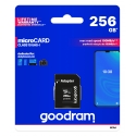 Goodram M1AA 256 GB MicroSDXC UHS-I Klasės 10 Goodram M1AA 256 GB MicroSDXC UHS-I Klasės 10