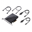 ASUS ThunderboltEX 4 liidesekaart/adapter Sisemine Mini DisplayPort, PCIe, Thunderbolt, USB 2.0, USB ASUS ThunderboltEX 4 liidesekaart/adapter Sisemine Mini DisplayPort, PCIe, Thunderbolt, USB 2.0, USB