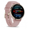 Garmin Venu 3S 3,05 cm (1.2") AMOLED 41 mm Цифровой 390 x 390 пикселей Сенсорный экран Золото, Розов Garmin Venu 3S 3,05 cm (1.2") AMOLED 41 mm Цифровой 390 x 390 пикселей Сенсорный экран Золото, Розов