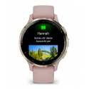 Garmin Venu 3S 3,05 cm (1.2") AMOLED 41 mm Digitāls 390 x 390 pikseļi Skārienjūtīgais ekrāns Zelts, 