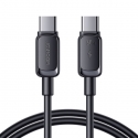 S-A14 серия Multi-Color, быстрозарядный кабель для передачи данных 60W (Type-C на Type-C), 1,2 м, черный. S-A14 серия Multi-Color, быстрозарядный кабель для передачи данных 60W (Type-C на Type-C), 1,2 м, черный.