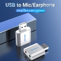 Vention VAB-S13 аудио карта 2.1 канала USB Vention VAB-S13 аудио карта 2.1 канала USB
