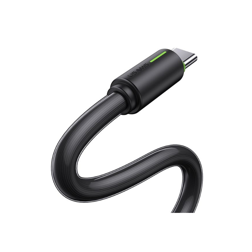USAMS Kabel USB-C|USB-C 1m SJ734 czarny|black YU Series SJ734US – 3