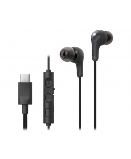 JVC HA-FR9UC Kõrvaklapp Juhtmega ühendatud Kõrvasisene Kõned/muusika USB tüüp-C Must