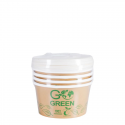 Compostable food containers with lids Go Green 350ml 5pcs|0,088k Compostable food containers with lids Go Green 350ml 5pcs|0,088k