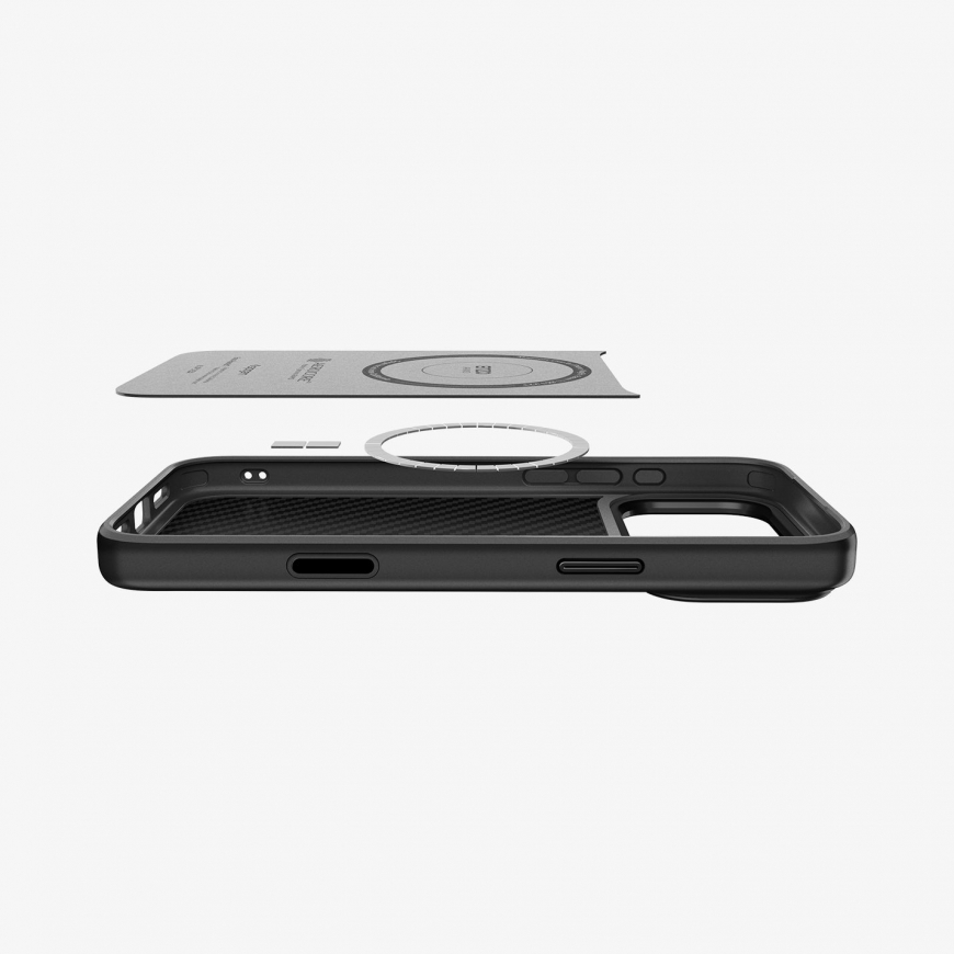 Spigen Enzo Aramid T (MagFit) iPhone 17 Pro Max Case Black Black – 5