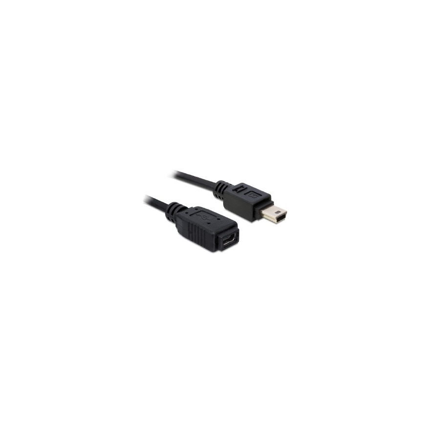 DeLOCK 82667 USB-kaabel 1 m Must