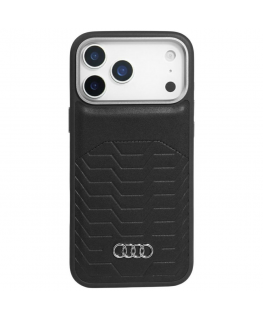 Case Audi GT Synthetic Leather MagSafe for iPhone 17 Pro Max bla