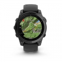 Garmin Fenix E 3,3 cm (1.3") AMOLED 47 mm Digitāls 416 x 416 pikseļi Skārienjūtīgais ekrāns Melns Wi