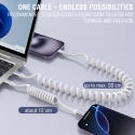 4smarts 541601 USB-kaapeli 1,35 m USB C Valkoinen 4smarts 541601 USB-kaapeli 1,35 m USB C Valkoinen