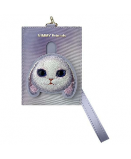 Nimmy portfel na karty fioletowy|purple Big Eyed Pet 2.0 Rabbi
