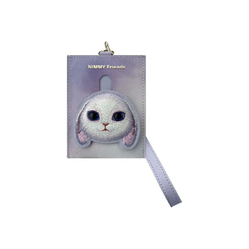 Nimmy portfel na karty fioletowy|purple Big Eyed Pet 2.0 Rabbi