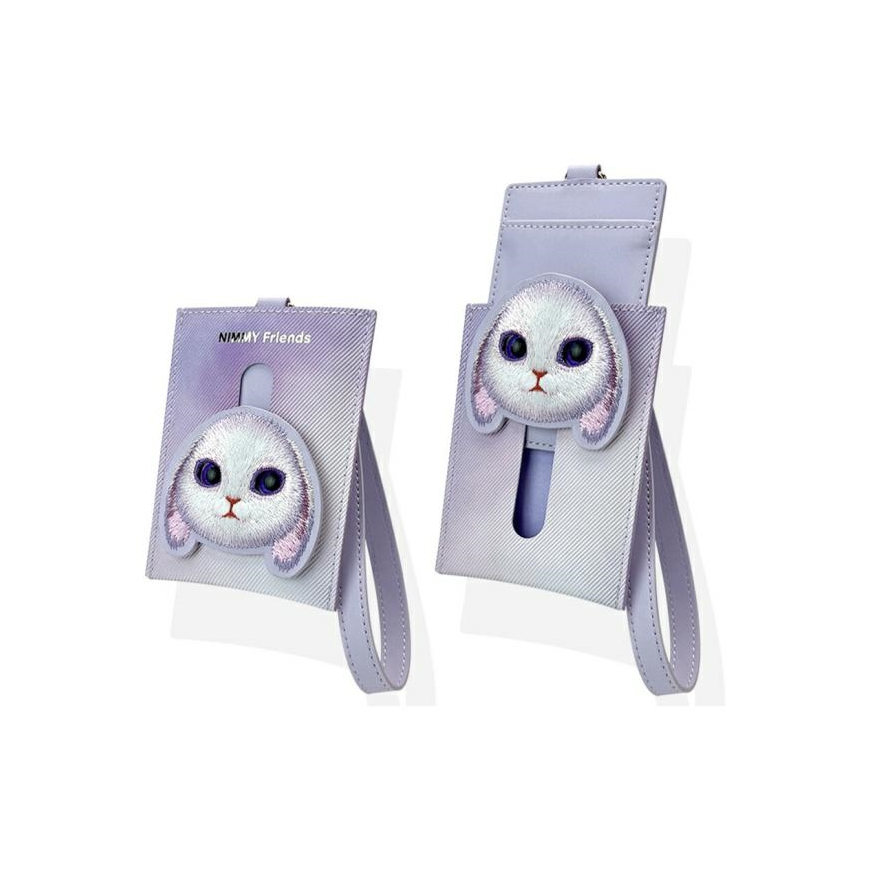 Nimmy portfel na karty fioletowy|purple Big Eyed Pet 2.0 Rabbi – 3