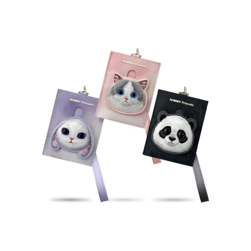 Nimmy portfel na karty fioletowy|purple Big Eyed Pet 2.0 Rabbi – 5