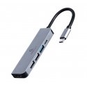 Gembird A-CM-COMBO5-03 knyginių kompiuterių dokas / jungčių replikatorius Vielinis USB 3.2 Gen 1 (3. Gembird A-CM-COMBO5-03 knyginių kompiuterių dokas / jungčių replikatorius Vielinis USB 3.2 Gen 1 (3.