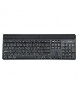 Targus Sustainable Energy Harvesting EcoSmart клавиатура Универсальная Bluetooth QWERTY Северные страны Черный