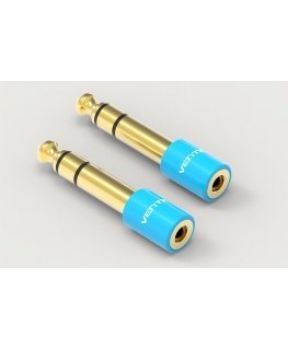 Vention VAB-S01-L kabelių lizdinio / kištukinio jungčių tipo keitiklis 6.5 mm 3.5 mm Mėlyna