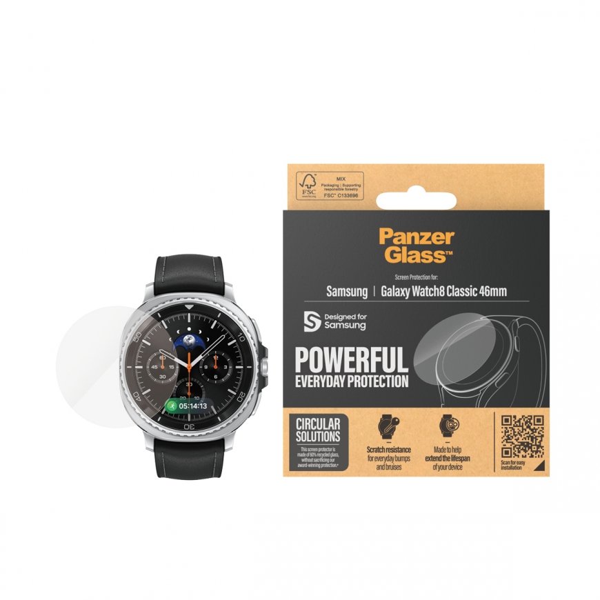 PanzerGlass ® Screen Protector Samsung Galaxy Watch8 Classic 46mm Kirkas näytönsuoja 1 kpl – 2
