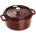 STAUB LA COCOTTE Ketaus puodas apvalus 3,8 l, granatų spalvos STAUB LA COCOTTE Ketaus puodas apvalus 3,8 l, granatų spalvos