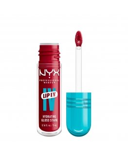 NYX Professional MakeUp Lip I.V. mitrinošs un pigmentējošs lūpu spīdums 11 Raudona-y.Set.Wet 5ml