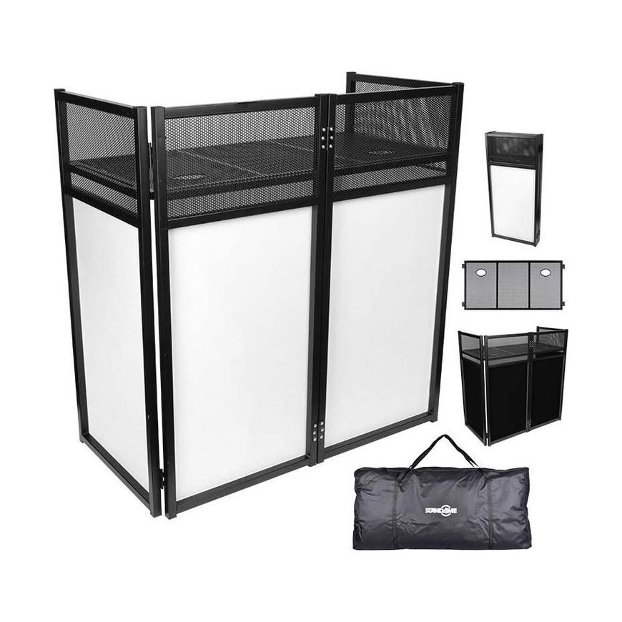 DJ Table XL BK Booth Stand with Lighting