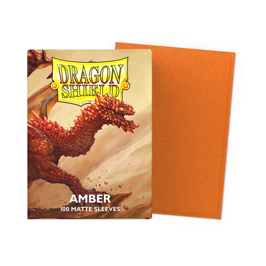Dragon Shield Standard Sleeves - Matte Amber (100 pcs.)