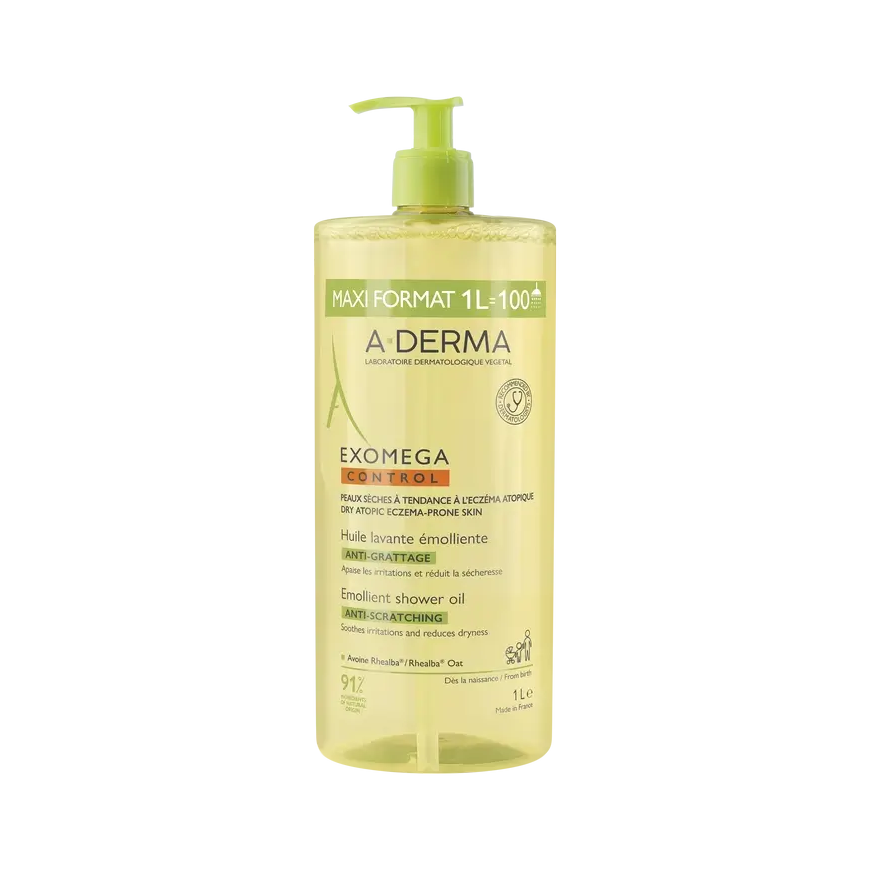 A Derma EXOMEGA CONTROL niisutav dušiõli 1000 ml