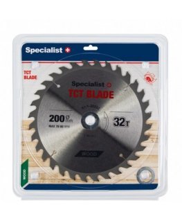 Диск для резки дерева Specialist Wood 200x1,4x30/20/16 мм Z32