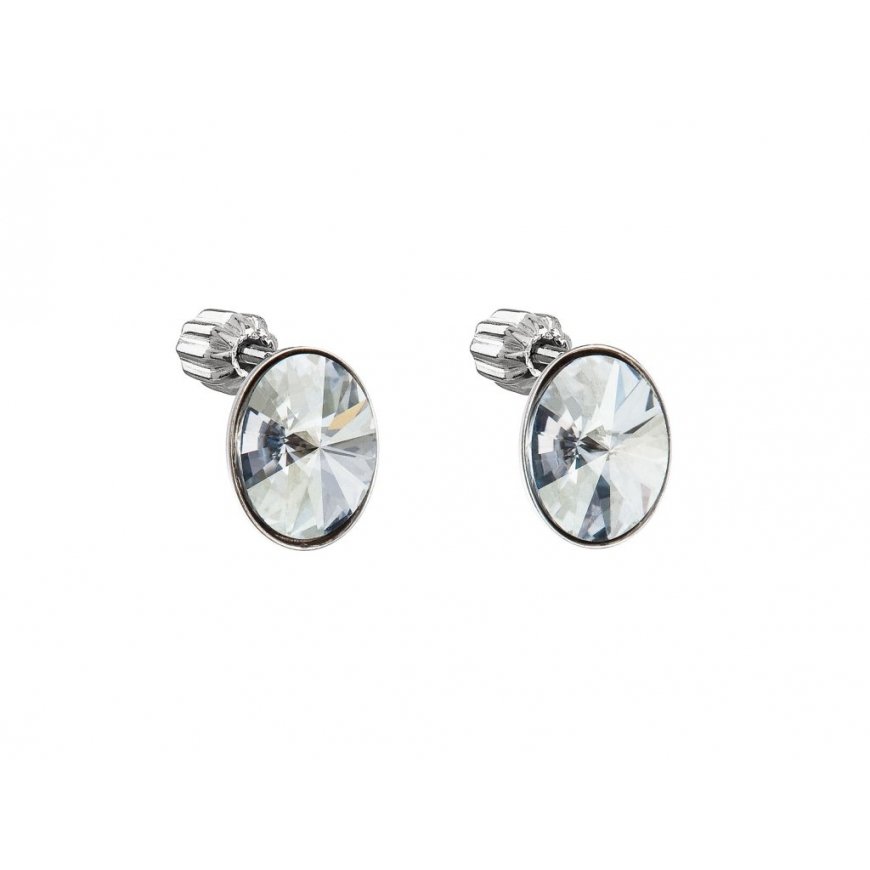 Evolution Group Silver Earrings with Swarovski Crystals 31274.5 Blue Shadow – 2