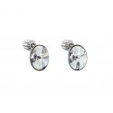 Evolution Group Silver Earrings with Swarovski Crystals 31274.5 Blue Shadow Evolution Group Silver Earrings with Swarovski Crystals 31274.5 Blue Shadow