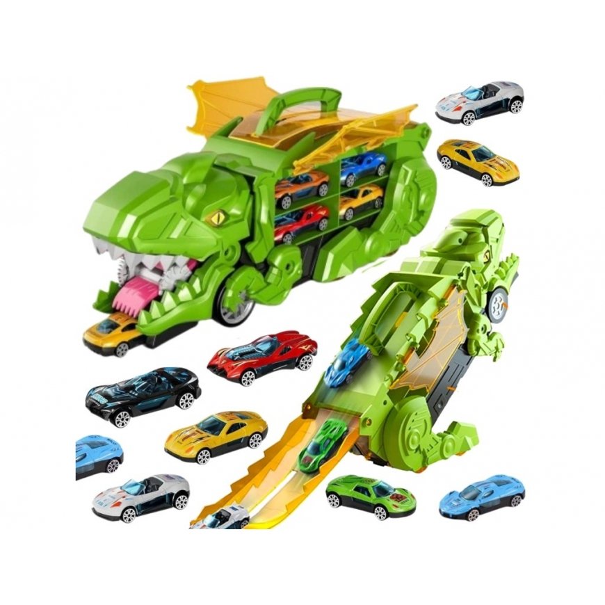 WOOPIE Dinosaur Eater Track Vehicle Set, 13 pcs.