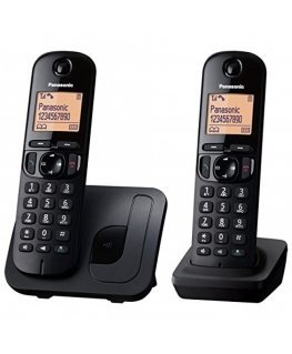 Panasonic KX-TGC212 DECT-puhelin Soittajan tunnistus musta