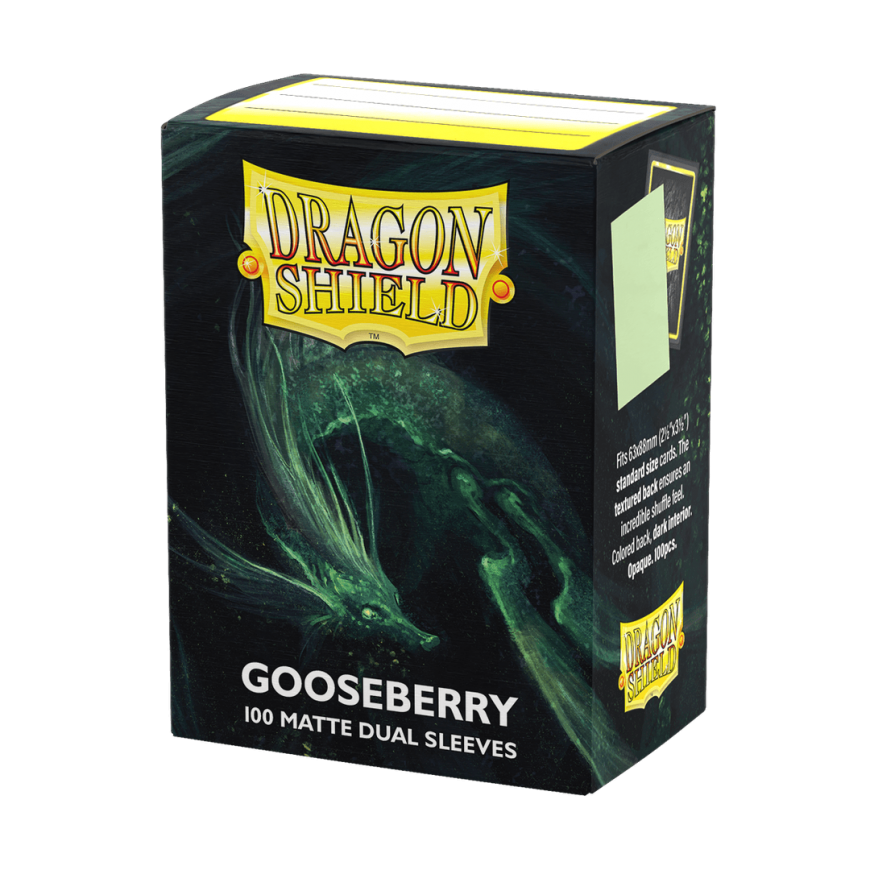 Dragon Shield Standard varrukad - Matte Dual - Gooseberry (100 tk)