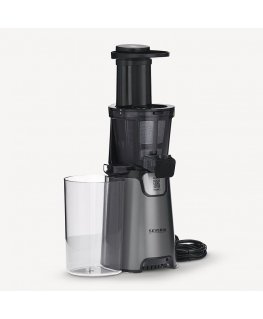 Severin ES 3571 juice maker Slow juicer 150 W Black, Grey, Metallic, Stainless steel