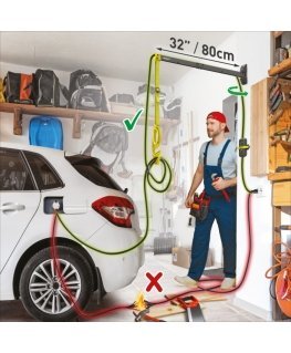 Barkan sieninis laikiklis 80 cm automobilio įkrovimo laidui