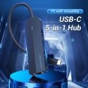 Vention USB-C to USB 2.0*3/RJ45/Micro-B HUB 0.15M Black ABS Type Vention USB-C to USB 2.0*3/RJ45/Micro-B HUB 0.15M Black ABS Type