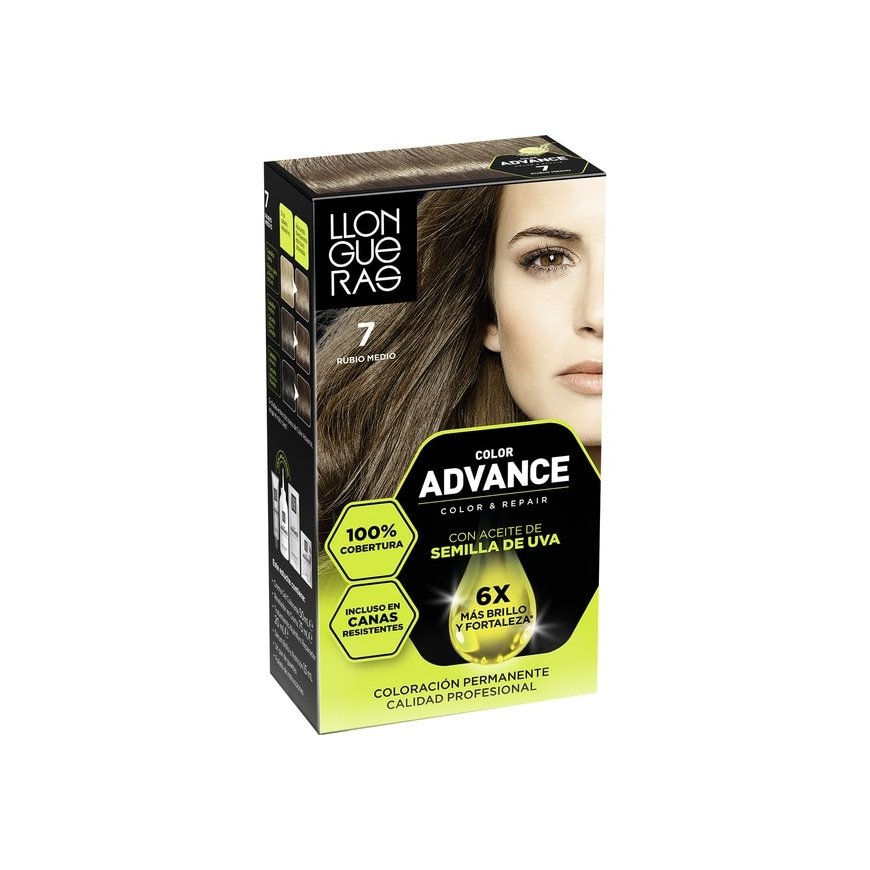 Llongueras Color Advance 7-Medium Blonde 1 Unit