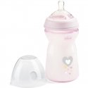 Chicco NaturalFeeling Pink Plastic Bottle 350ml 6m+ Chicco NaturalFeeling Pink Plastic Bottle 350ml 6m+