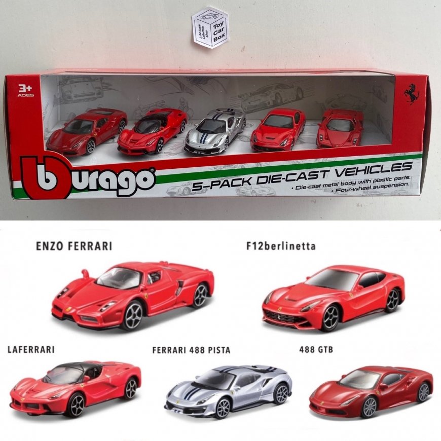 BURAGO 5 auton pakkaus