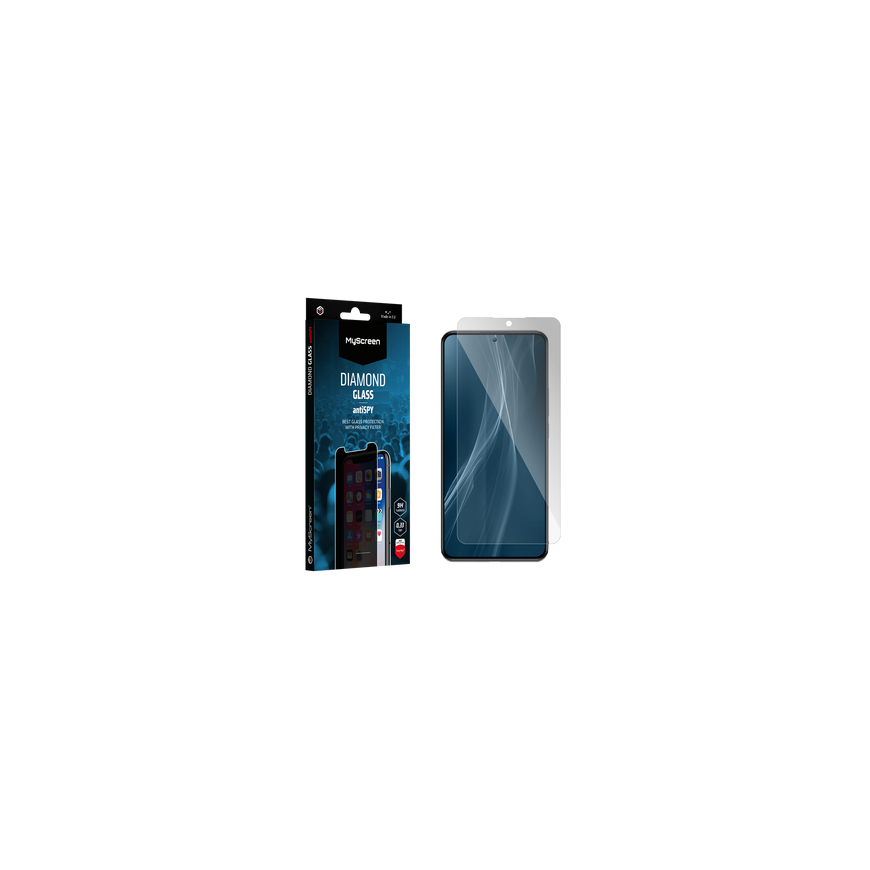 MyScreen AntiSPY Diamond Glass kaitseklaas privaatsusfiltriga, mõeldud Apple iPhone 17 Pro'le – 2
